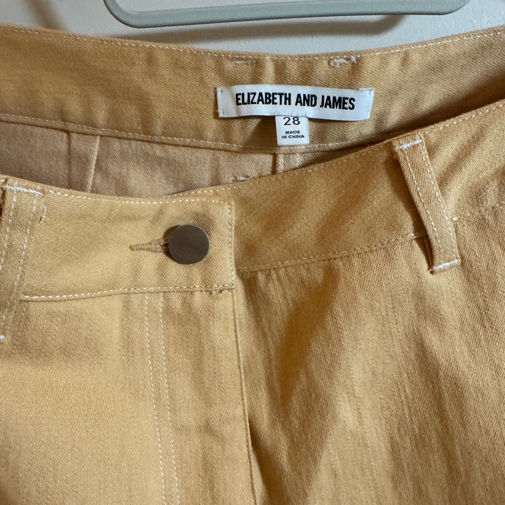 Elizabeth and James Camel Jean Trousers